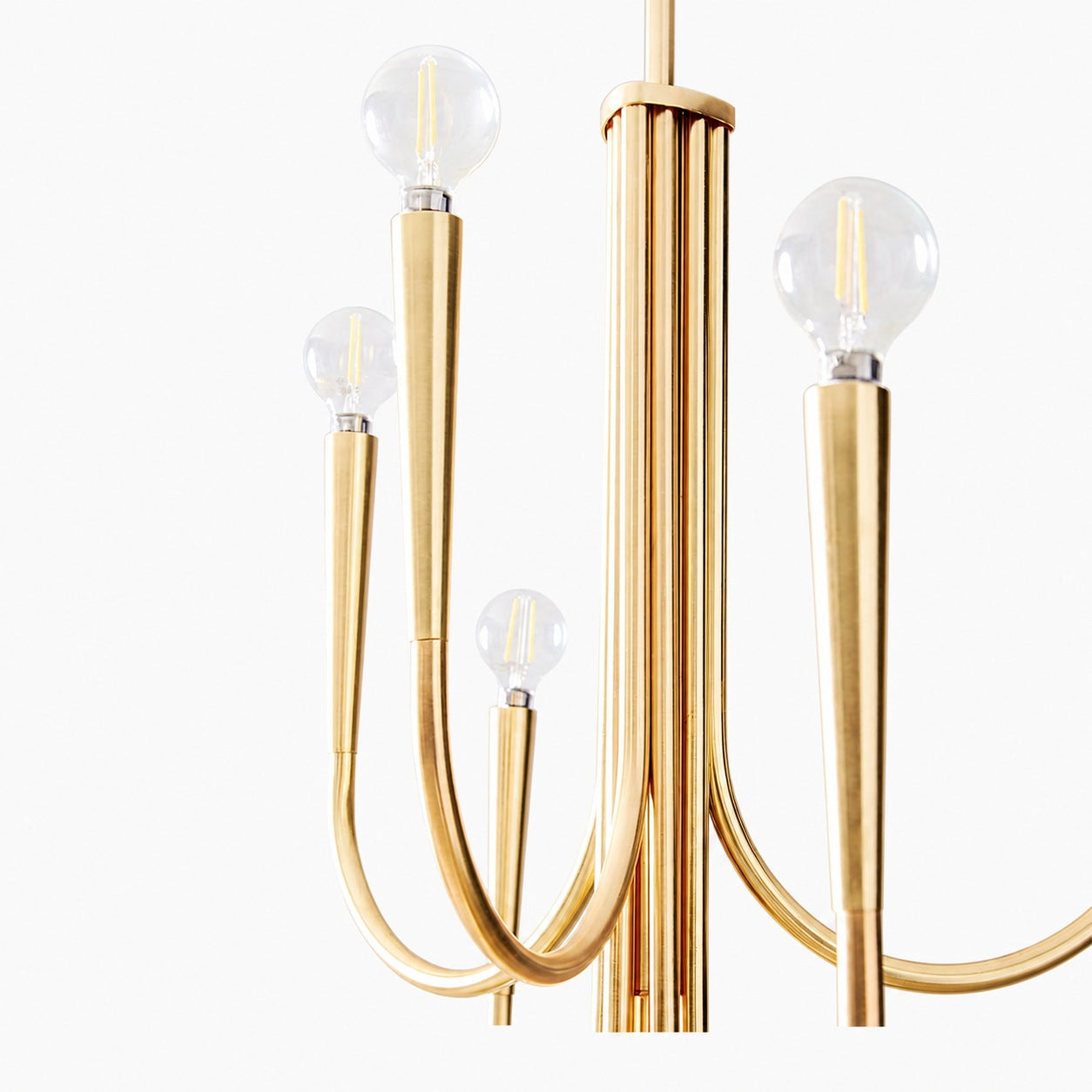 Borvia Swoop Arm Chandelier - Vintage-Inspired Modern Perfect for Home