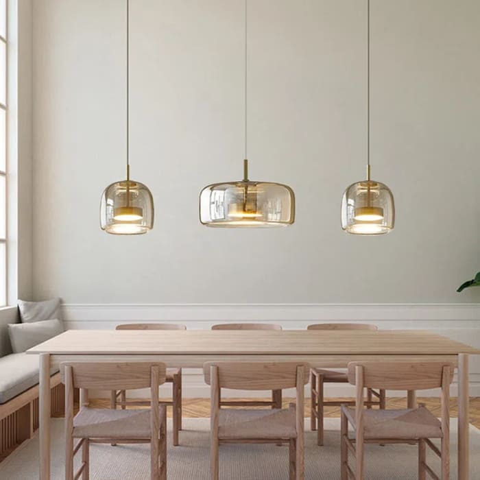 Jube SP Pendant Light - Metro Sphere Glass Jar Suspension Lamp