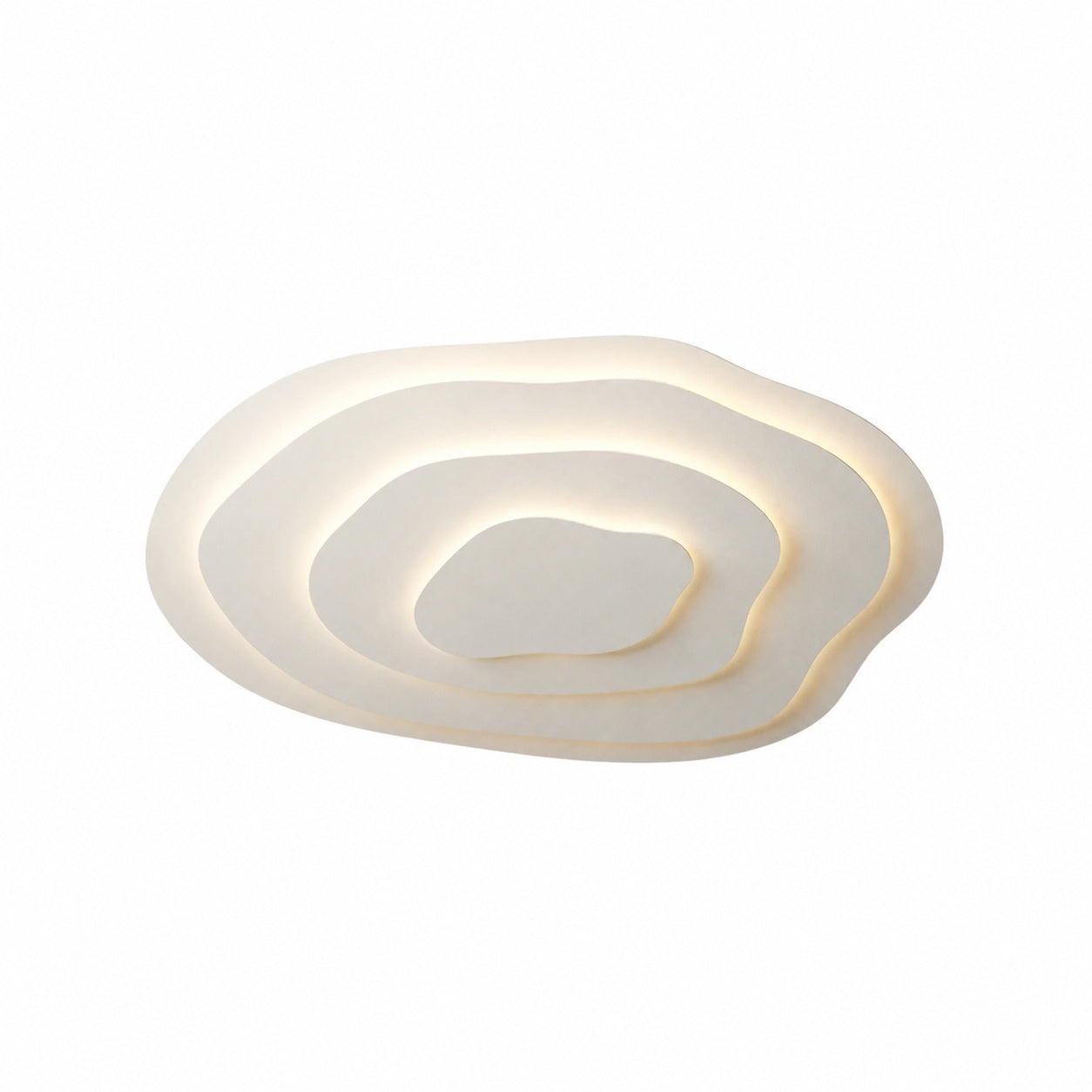 Aeris Mimir Wave-Form Acrylic Ceiling Light Modern Minimalist Surface Mount Lamp Living Room & Bedroom