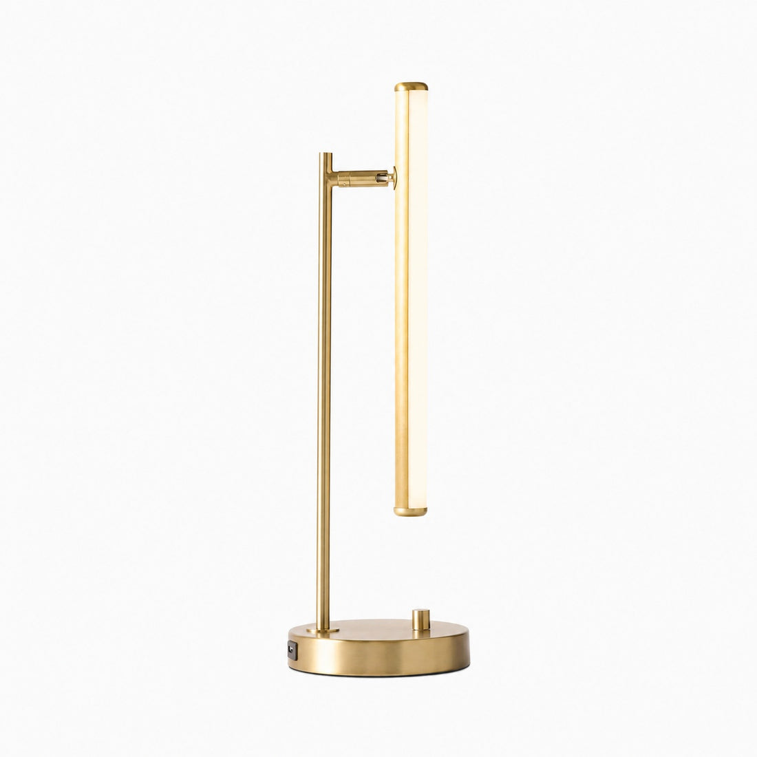 Voro Modern LED USB Table Lamp - Sleek Metal Desk & Bedside Lighting