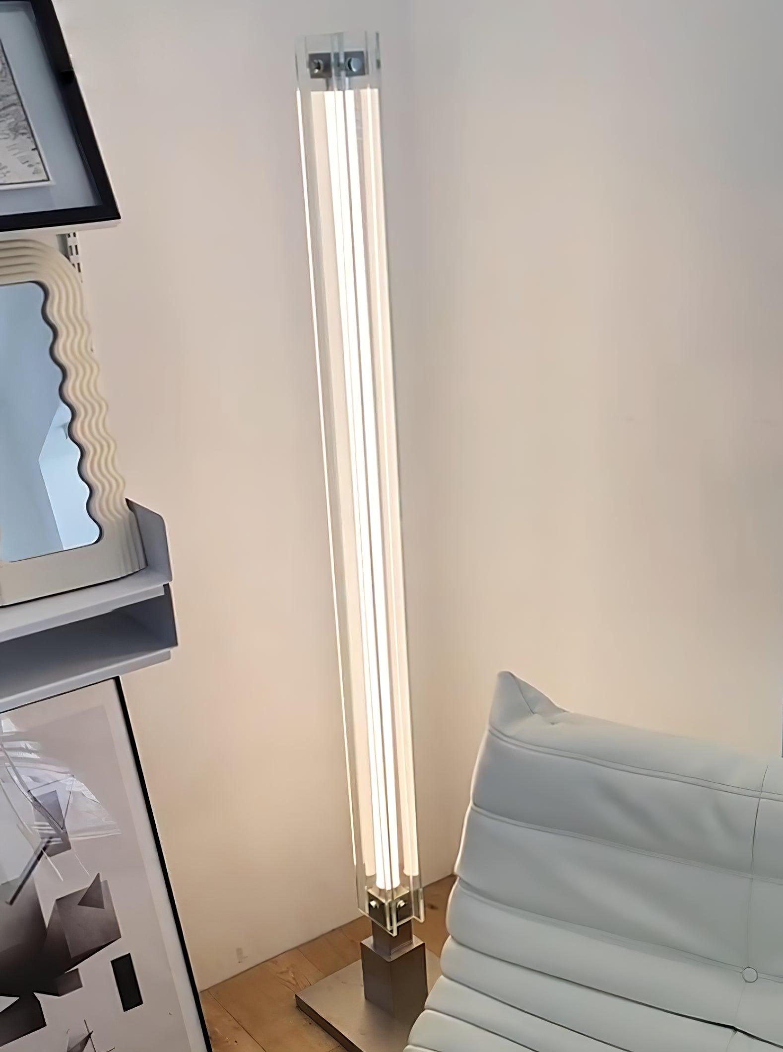 Industrial Style Minimalist Glass Floor Lamp