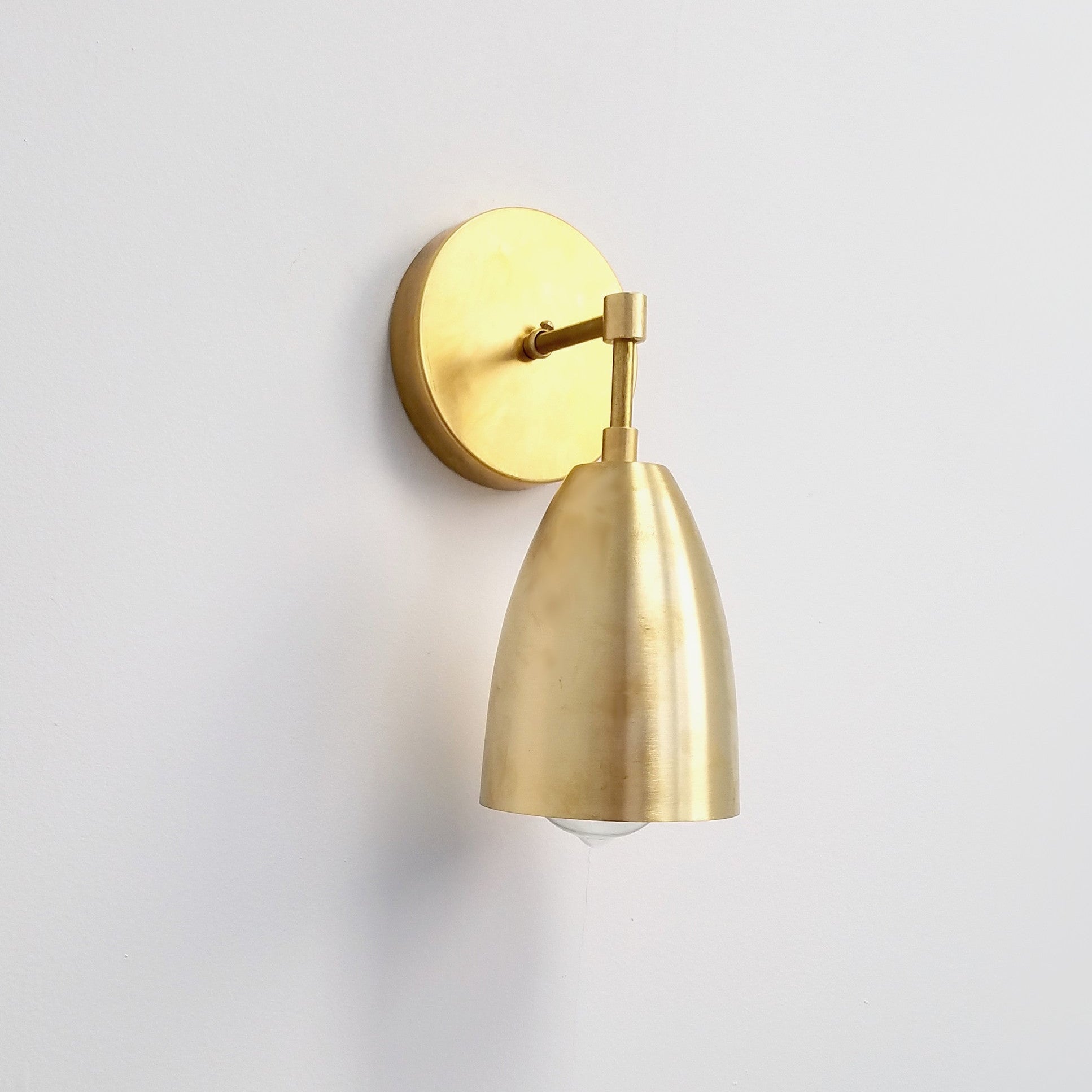 Contemporary Elegant Cone Wall Sconce For Modern Ambiance