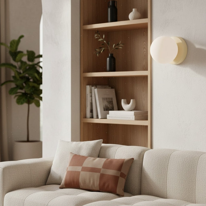 Nuevola Soft Sculptural Wall Light - Minimal Decorative Wall Lamp for Modern Indoor Spaces