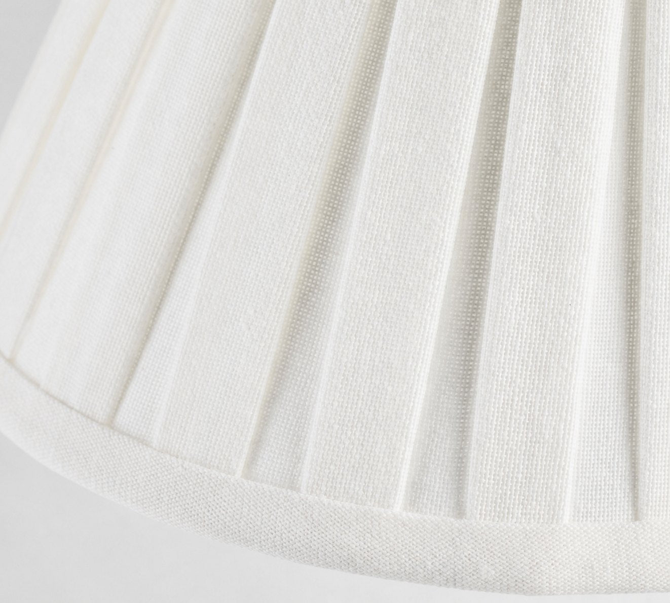 Luvora Brass Table Lamp - Textured Pleated Shade Light in Farmhouse Style