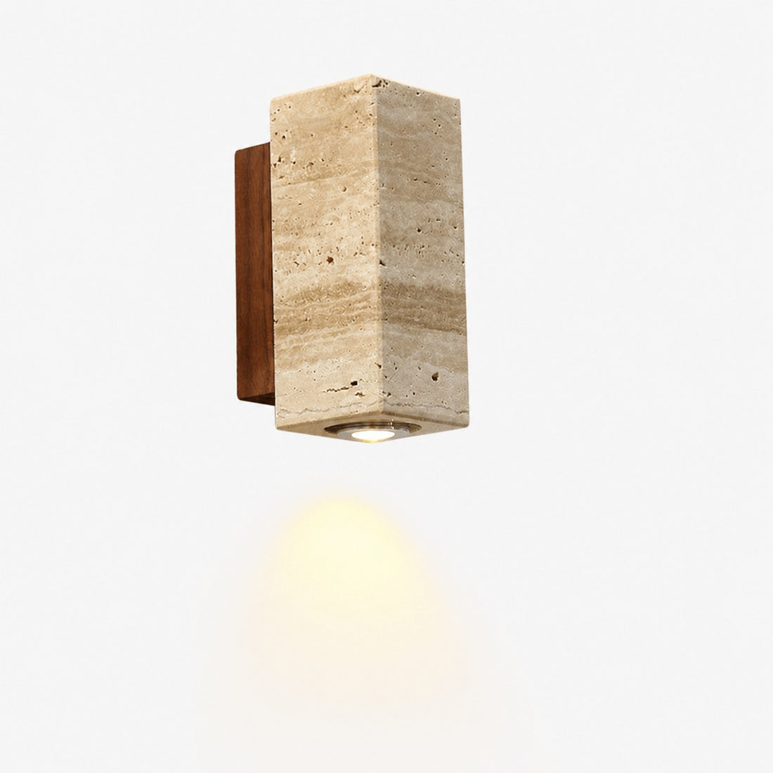 Modern Sculptural Metal Wall Lamp – Minimalist Sconce for Bedroom Living Room Hallway