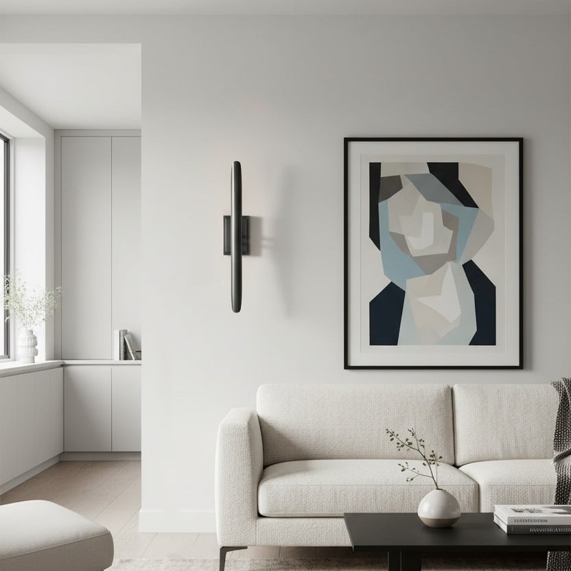Modo Wall Sconce Minimalist Metal Frame - Contemporary Design for Bedroom