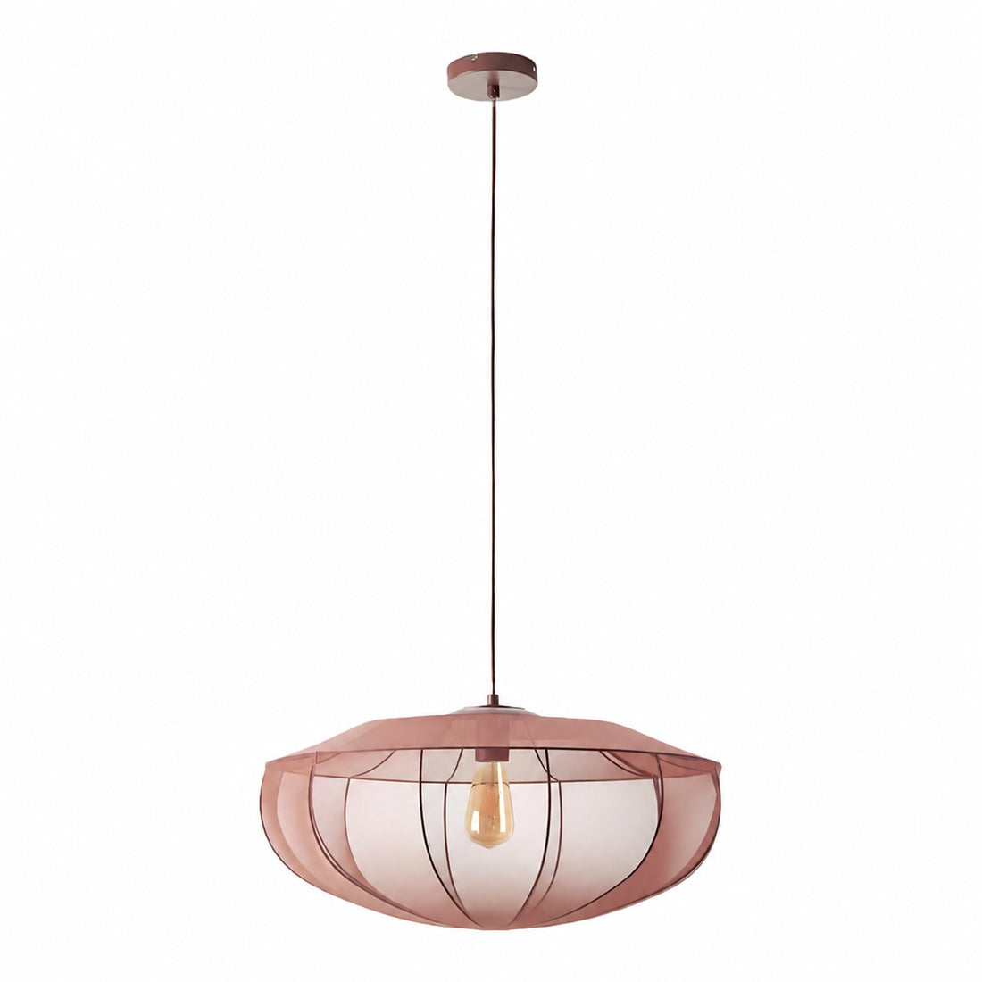 Lumifil Modern Mesh Pendant Light - Hanging Fabric Lghts are Suitable for Dining Rooms or Kitchen Islands