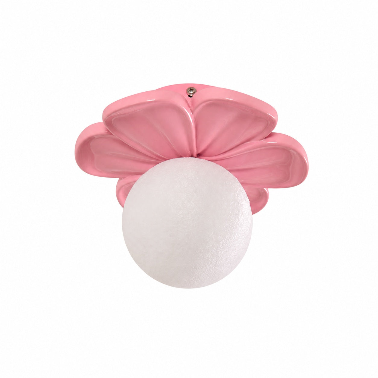 Cream Bloom Flower Ceiling Lamp