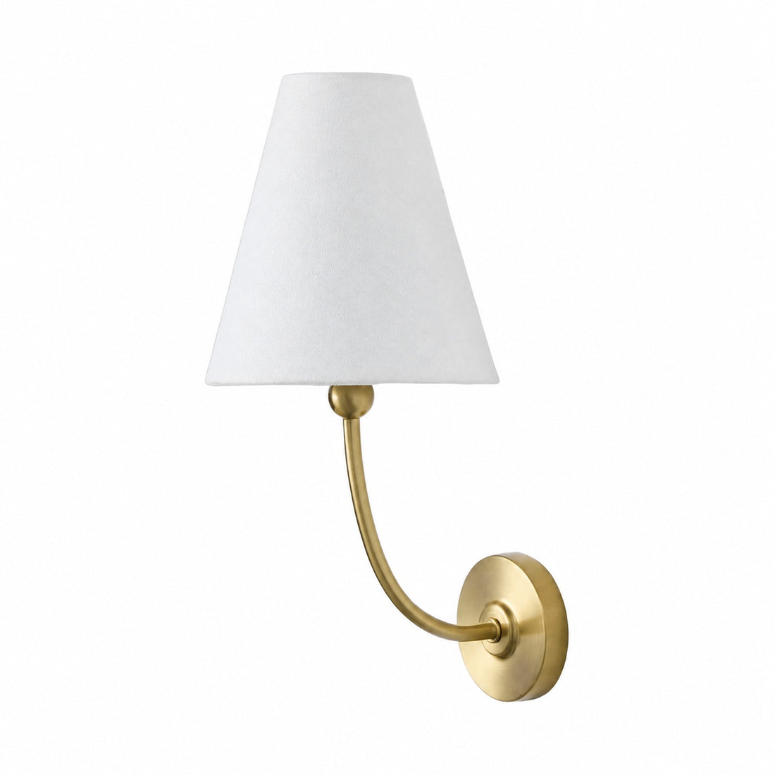 Roven Rechargeable Wall Sconce - Modern Cordless Fabric Shade for Bedroom