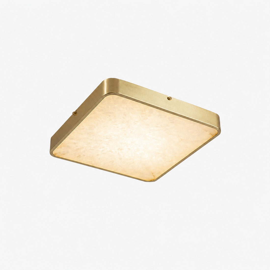 Geometric Alabaster Recessed Ceiling Light