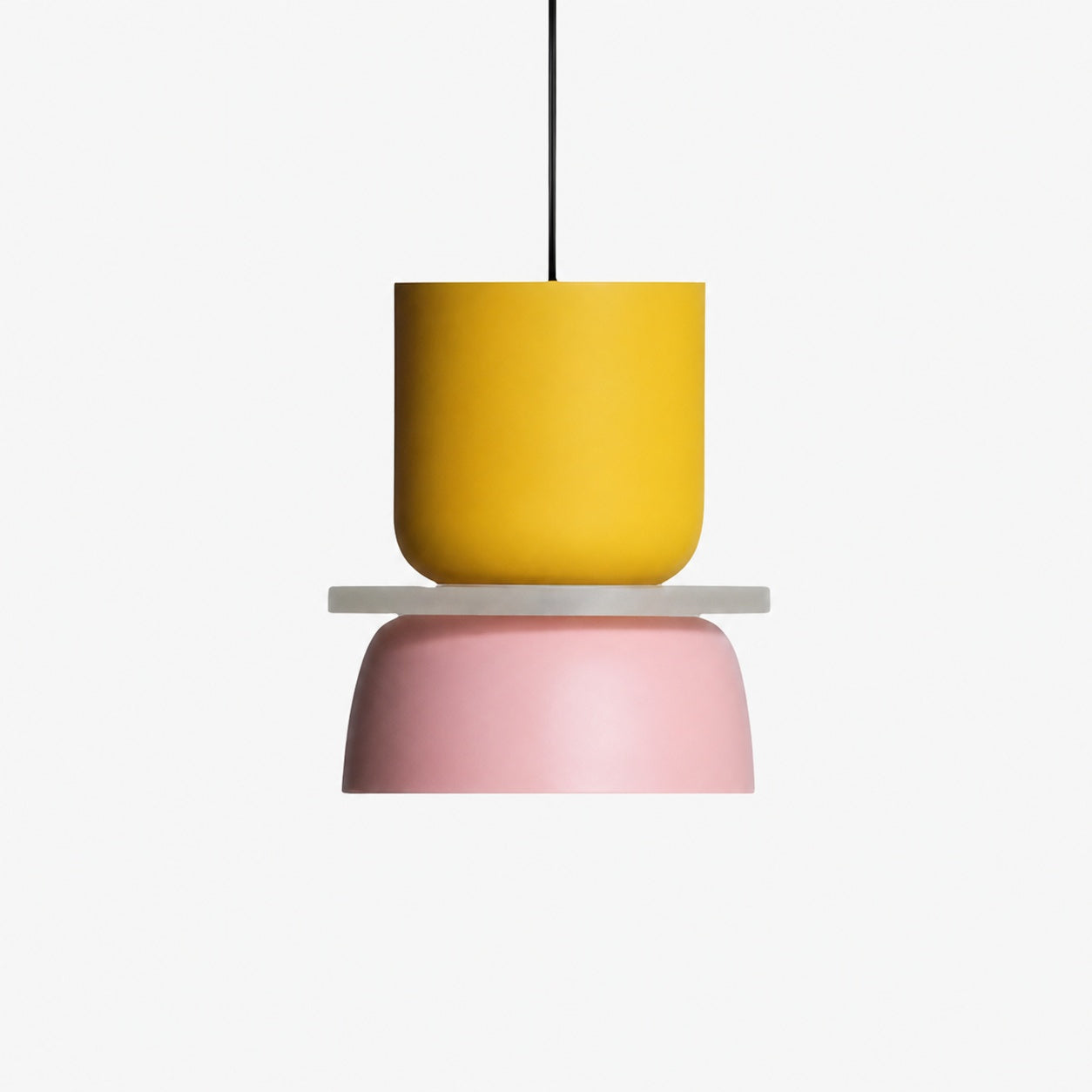 Acrybowlia Sculptural Acrylic Pendant Lamp with Colorful Layered Bowl Form for Island Lighting N35
