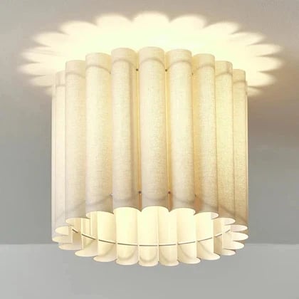 Velura Linen Shade Pendant – Modern Transitional Ceiling Light for Dining Rooms & Kitchens