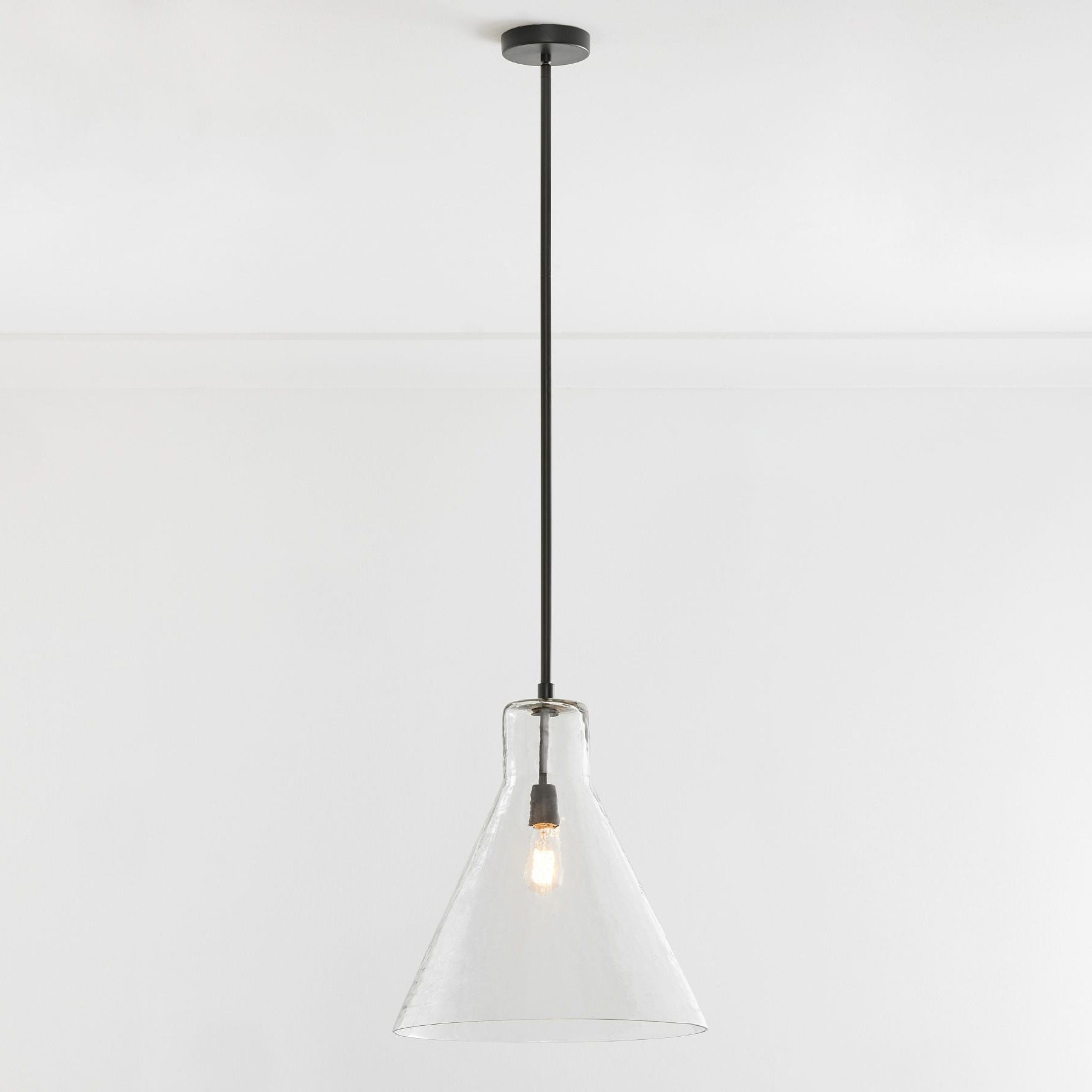 Glavira Industrial Metal Canopy Pendant – Soft Light Diffusing Fixture for Kitchen Islands