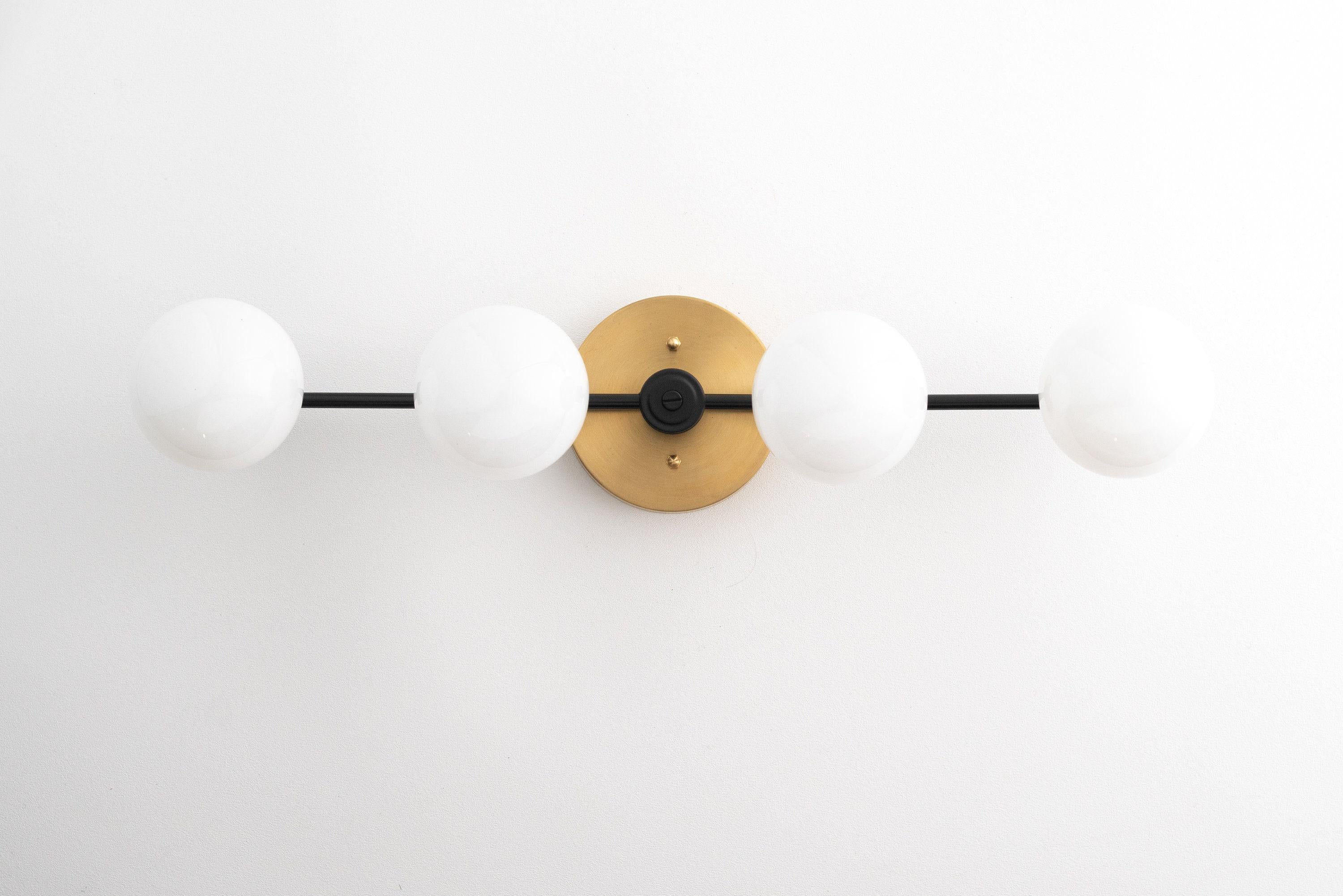 Glorica Glass Long Vanity Light - Modern Minimalist Wall Sconce Design