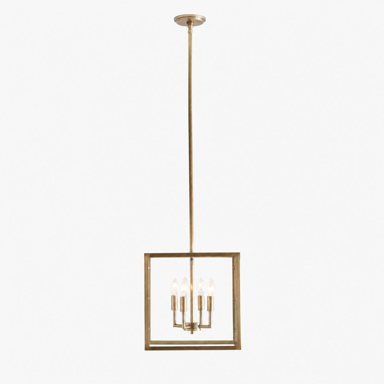 Ferrix Modern Outdoor Lantern Iron Pendant Lamp - Industial Glass Lighting Design