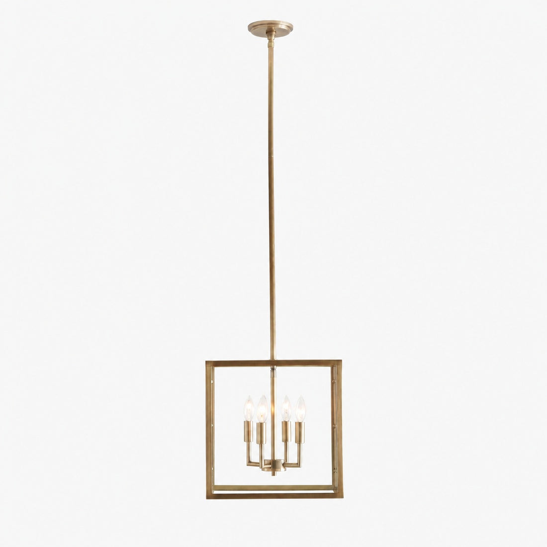 Ferrix Modern Outdoor Lantern Iron Pendant Lamp - Industial Glass Lighting Design