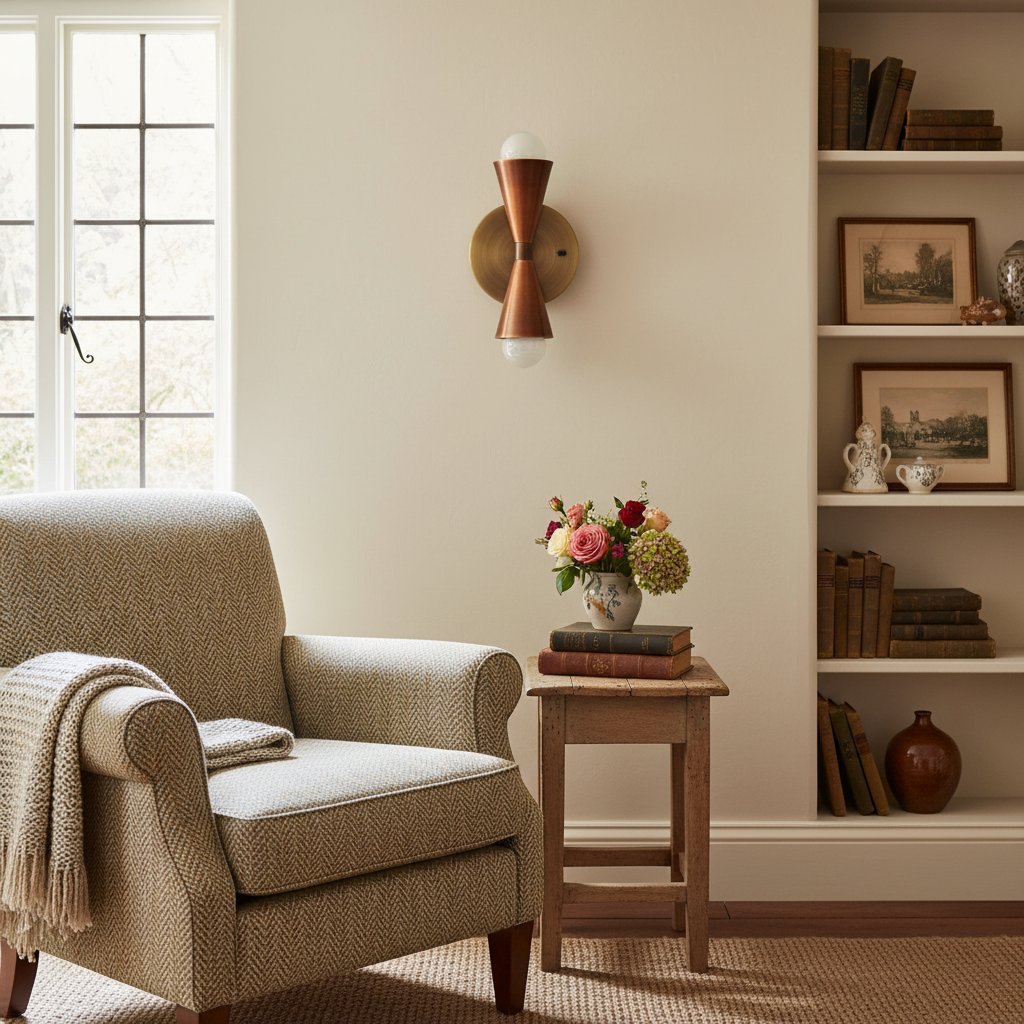 Pyralis Cone Modern Tapered Wall Light – Minimalist Design for Bathroom or Bedroom