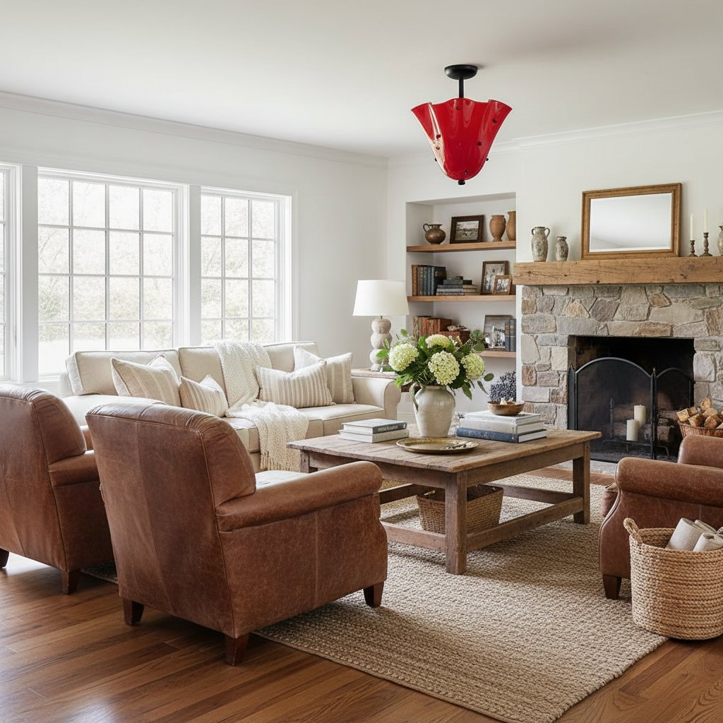 Bellina Decorative Glass Ceiling Light - Modern Sculptural Flush Mount