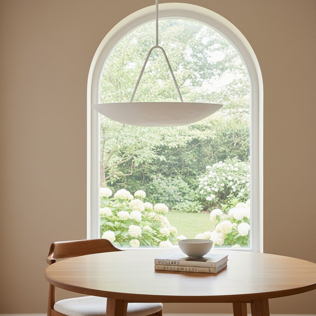 Plara Minimalist Dome Style Hanging Light with Refined Lines for Home