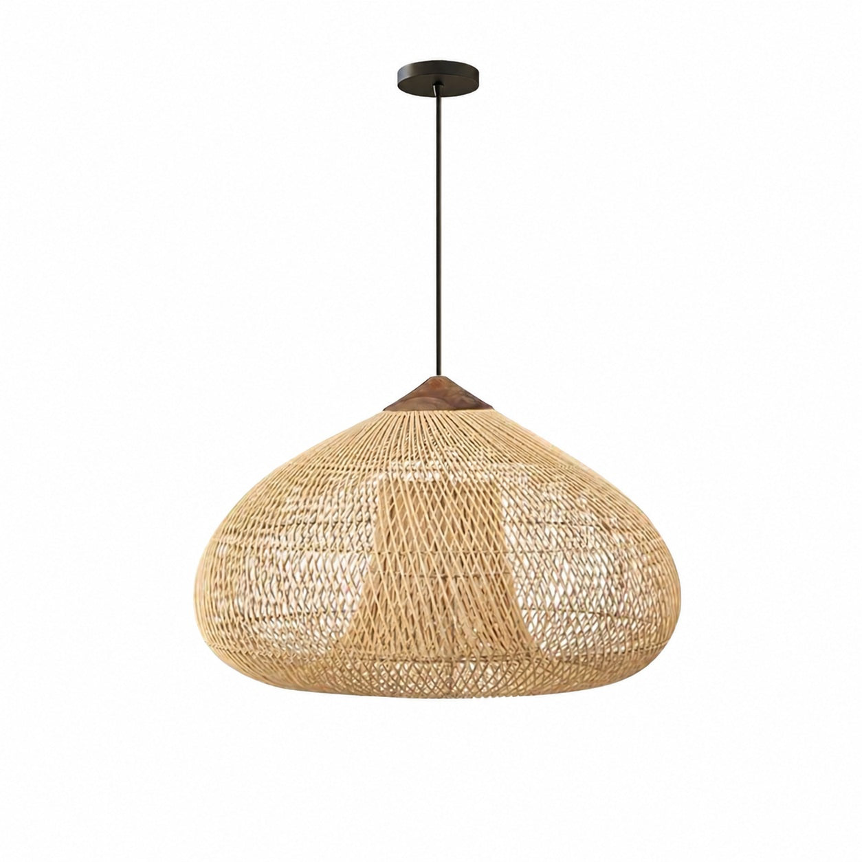 Harp Braided Rattan Pendant Lamp
