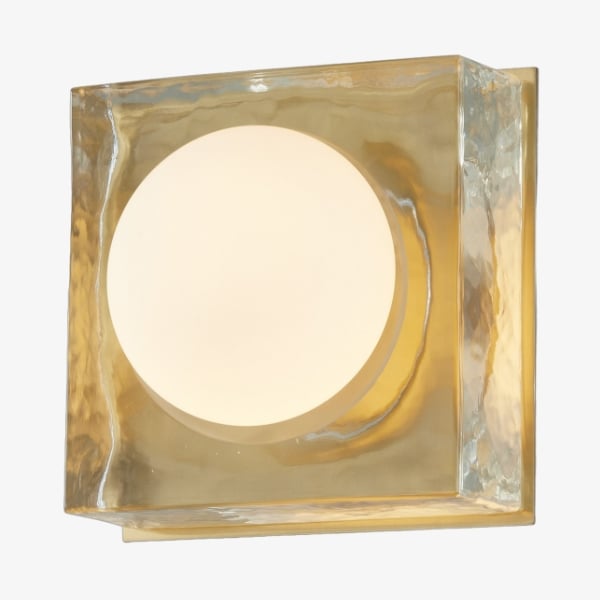 Vellaro Wall Sconce Glass and Metal Design - Timeless Style for Kitchen and Office Lighting