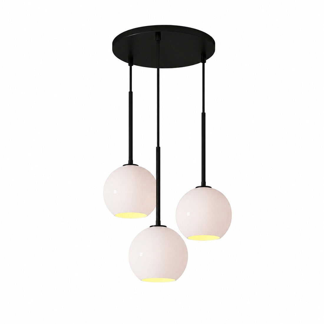 Selvion Minimalist Crystal Chandelier - Handcrafted Glass Sculptural Lighting Fixture