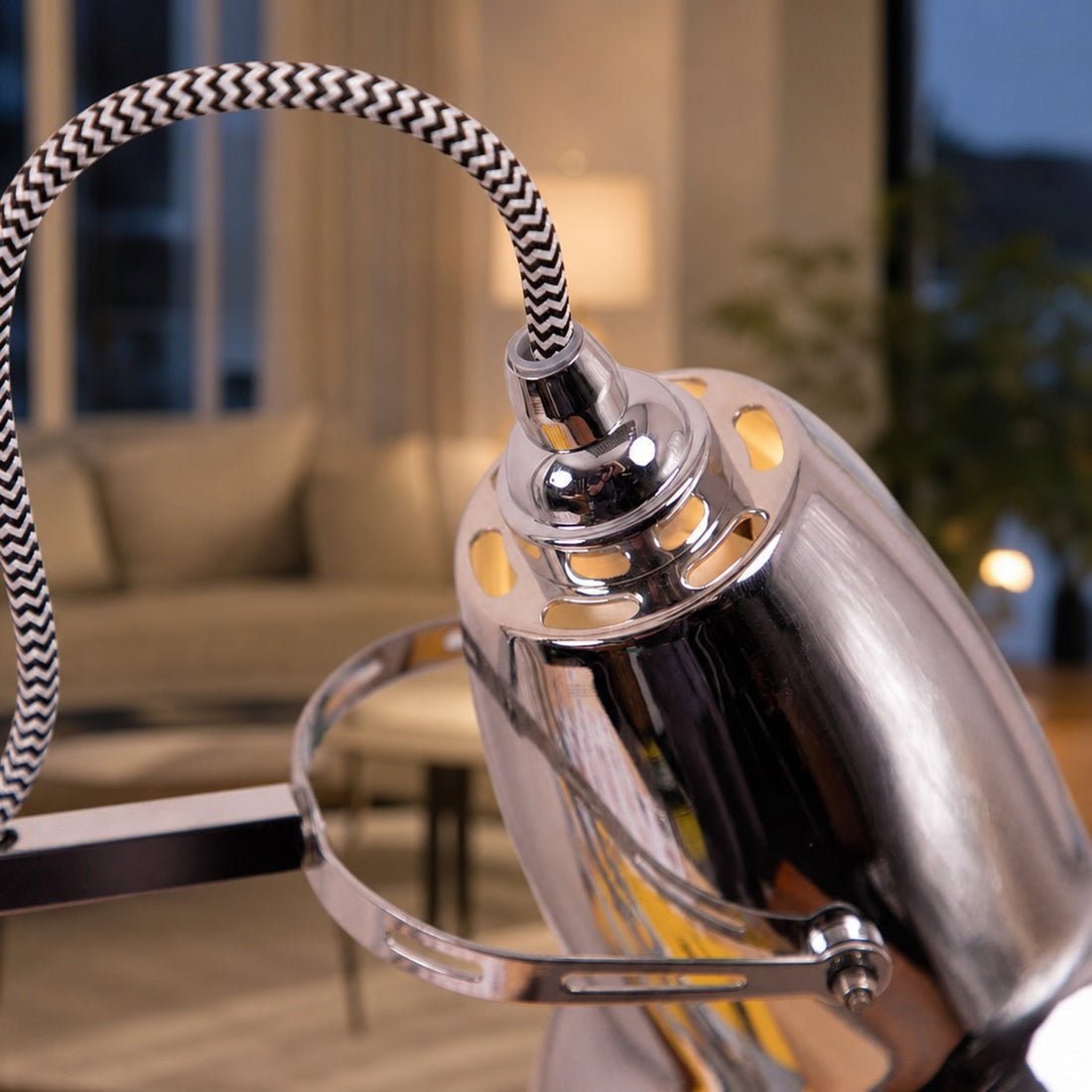 Classic Multicolor Desk Lamp - Adjustable Spring-Arm for Study Room