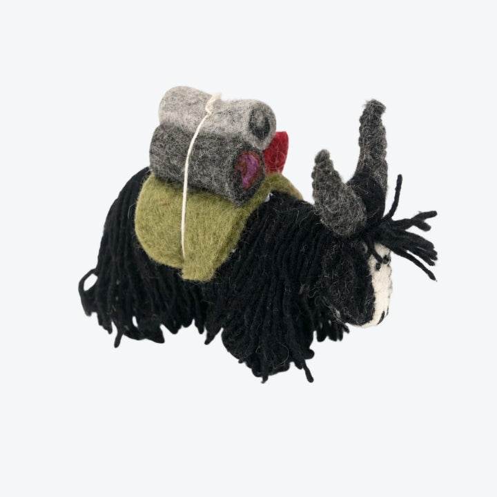 Handmade Nepal Wool Felt Yak Ornament