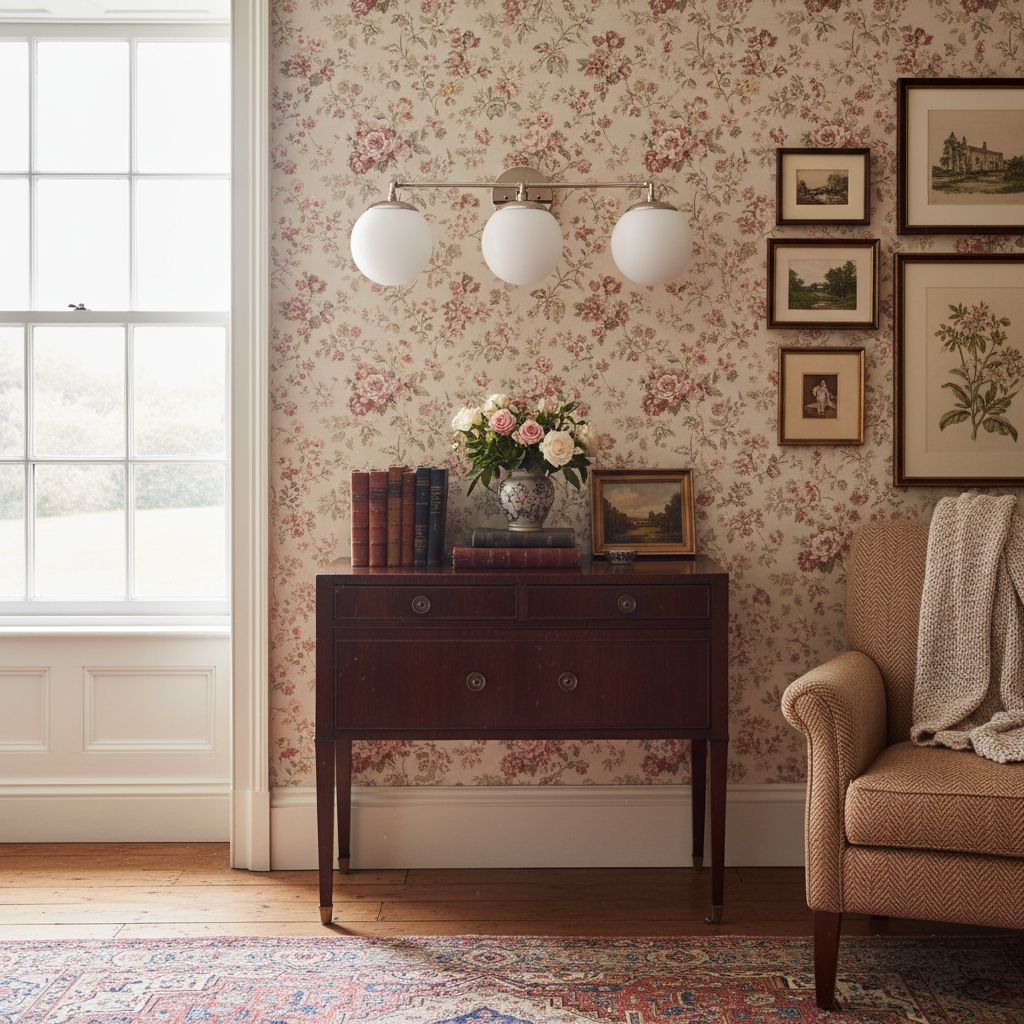 Glorica Glass Wall Sconce - Modern Vintage Vanity Light Fixture