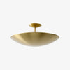 Plara Flush Mount - Rounded Minimalist Dome Metal Ceiling Light for Hallway
