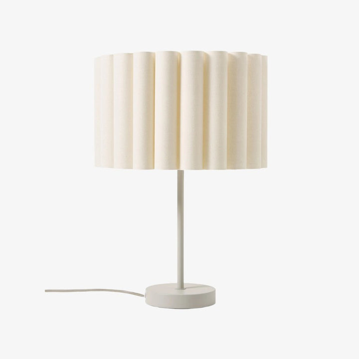 Velura Table Lamp - Beige Linen Shade in Light Beige