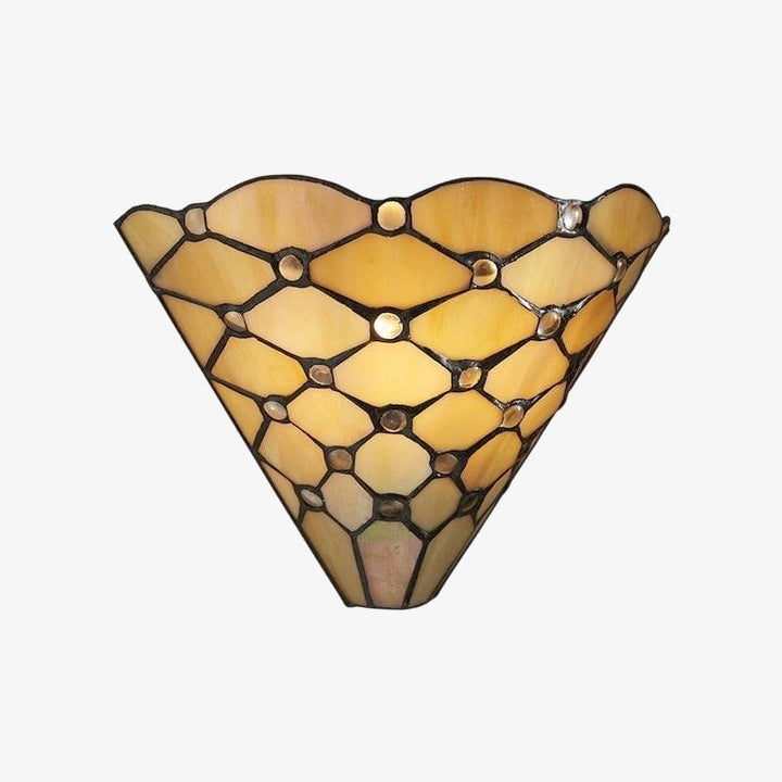 TF Pearl Elegant Glass Wall Light – Wall Sconce for Lounge Bedroom or Hallway