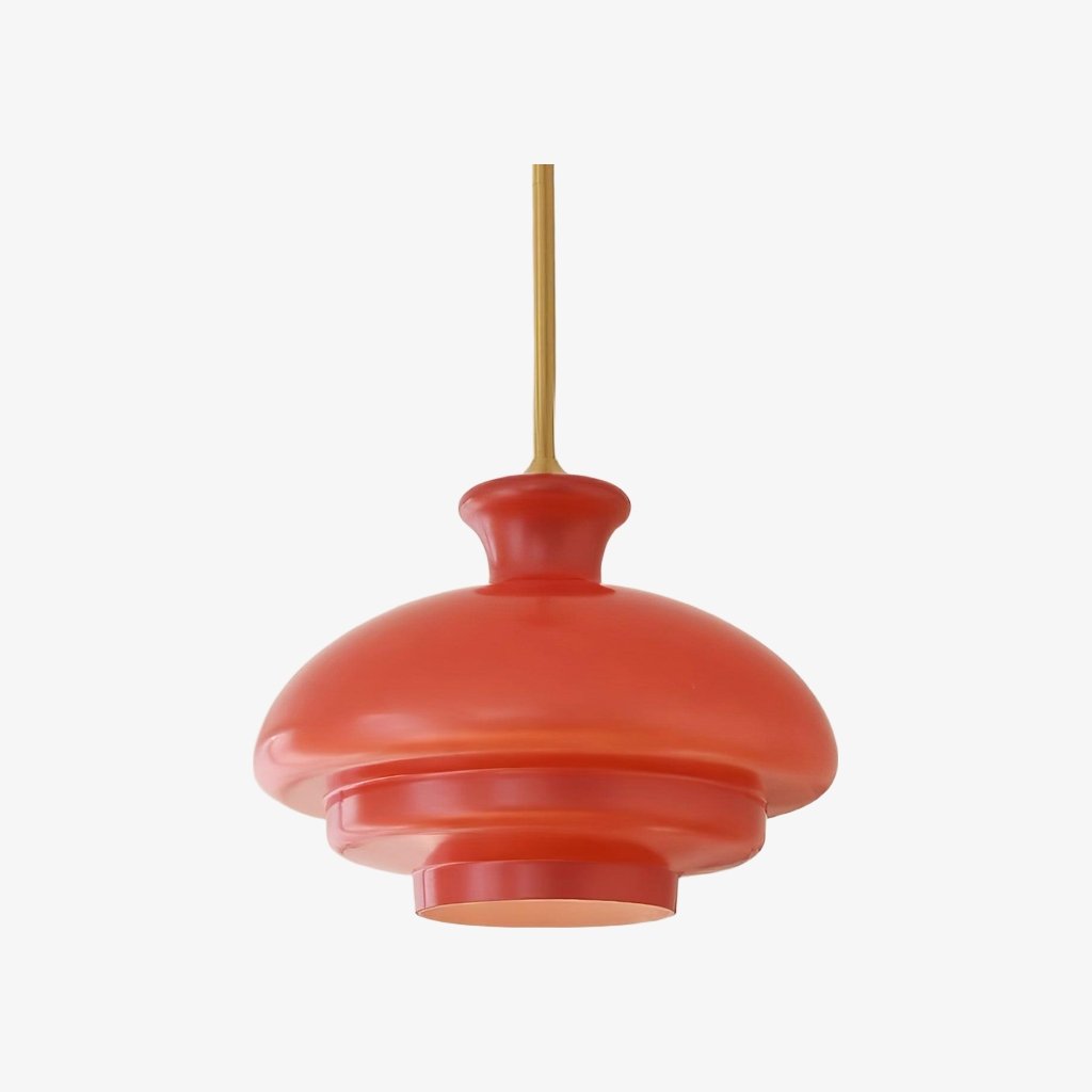HaloVita Decorative Pendant Lamp - Minimalist Metal and Glass Pendant for Living Areas