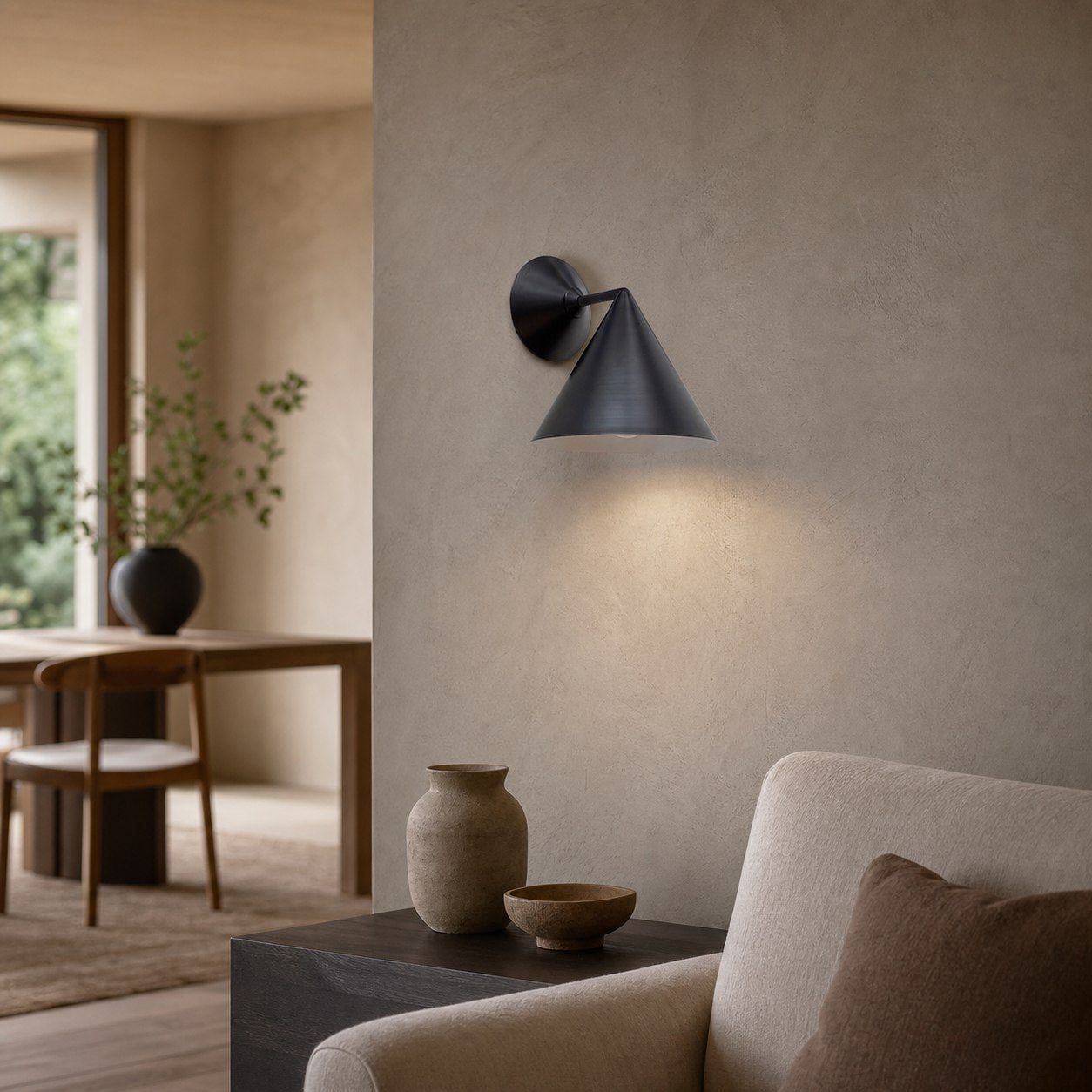 Brivana Outdoor Sconce - Modern Metal Wall Light