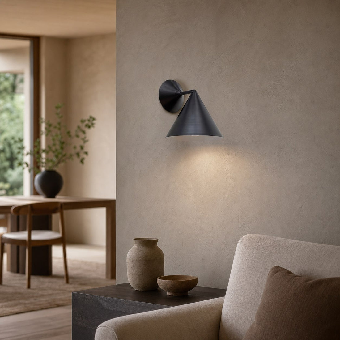 Brivana Outdoor Sconce - Modern Metal Wall Light