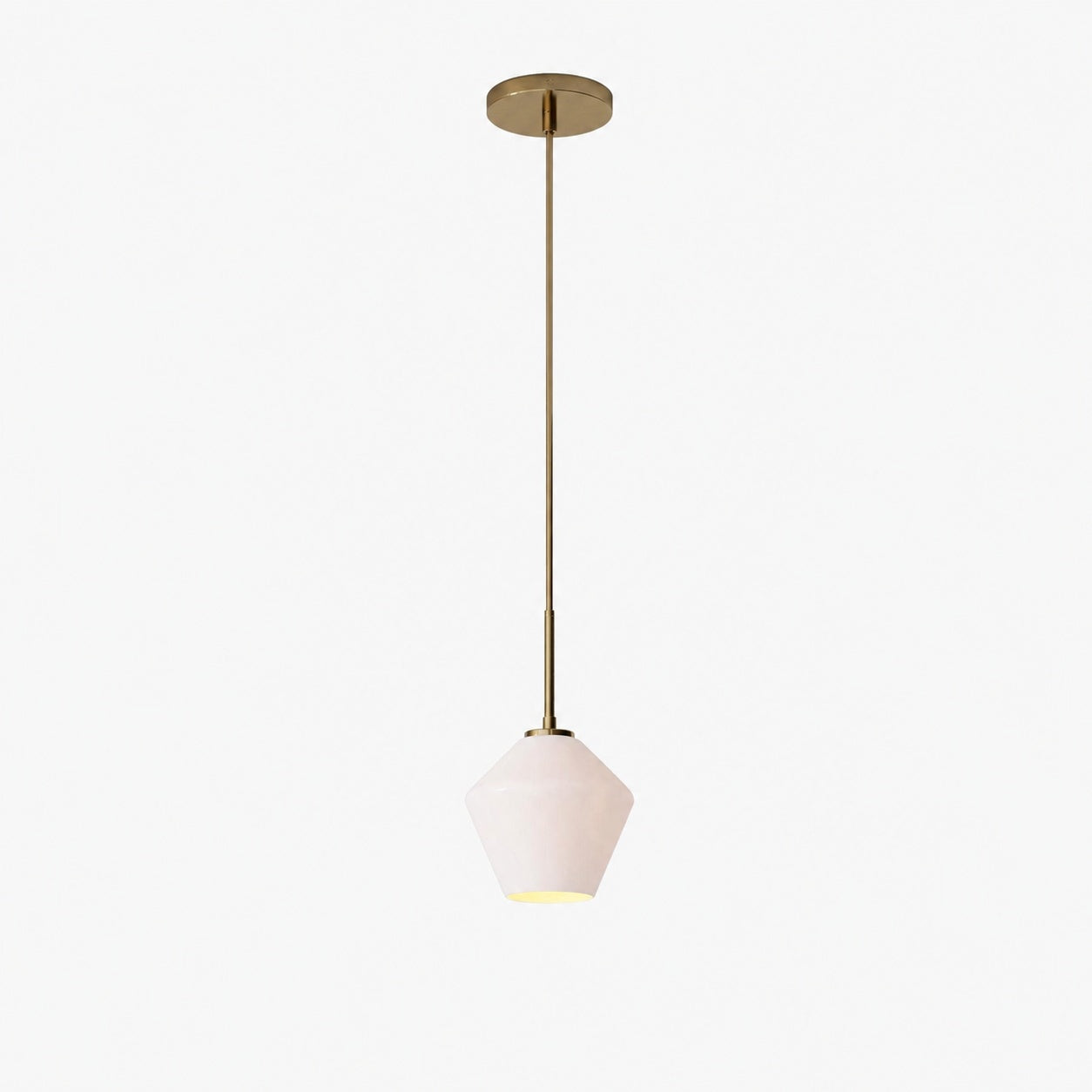 Merin Transparent Glass Sculpture Geometric Chandelier
