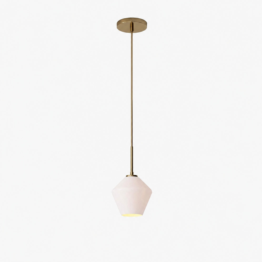 Merin Transparent Glass Sculpture Geometric Chandelier