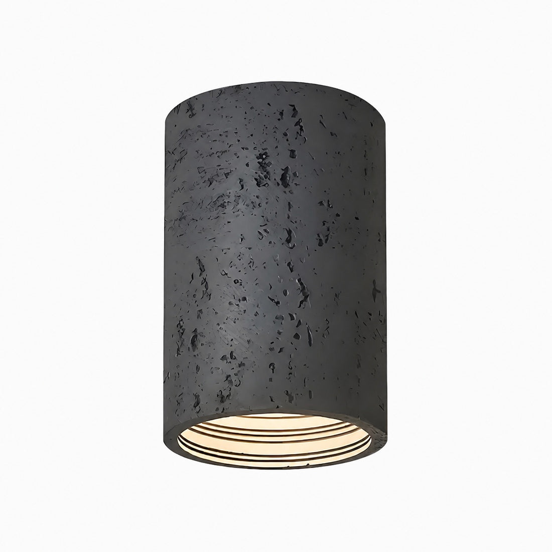 Sabiara Wabi-Sabi Cylindrical Ceiling Lamp - Soft Diffused Ceiling Fixture for Bedrooms and Living Rooms