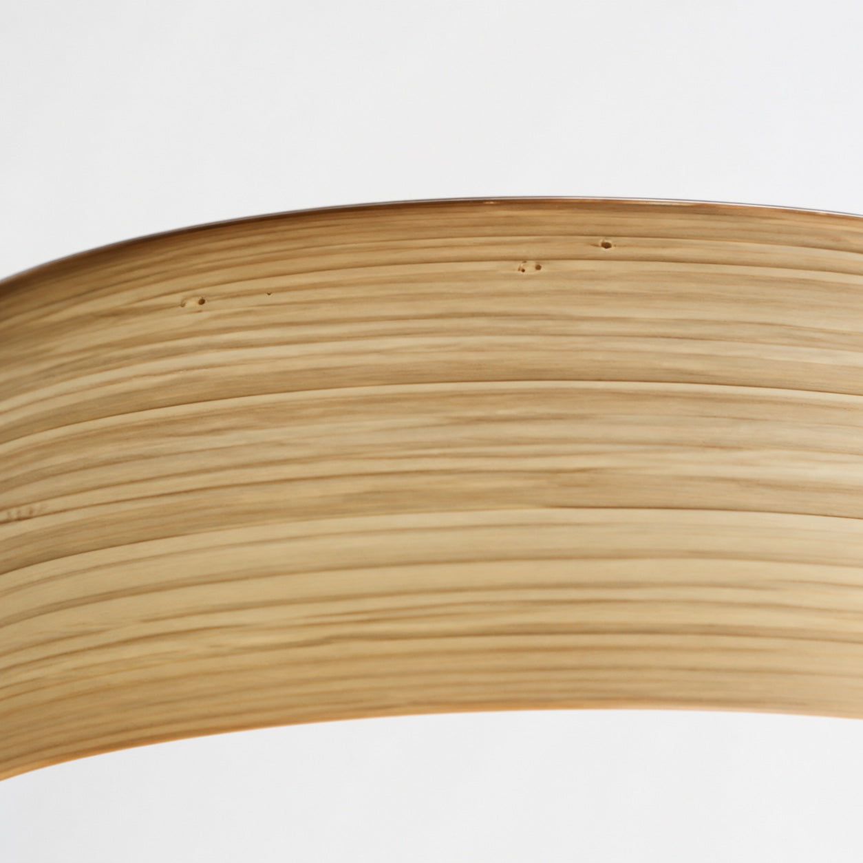 Bambori Japandi Style Bamboo Textured Ceiling Lamp - Natural Accent Light for Living Room