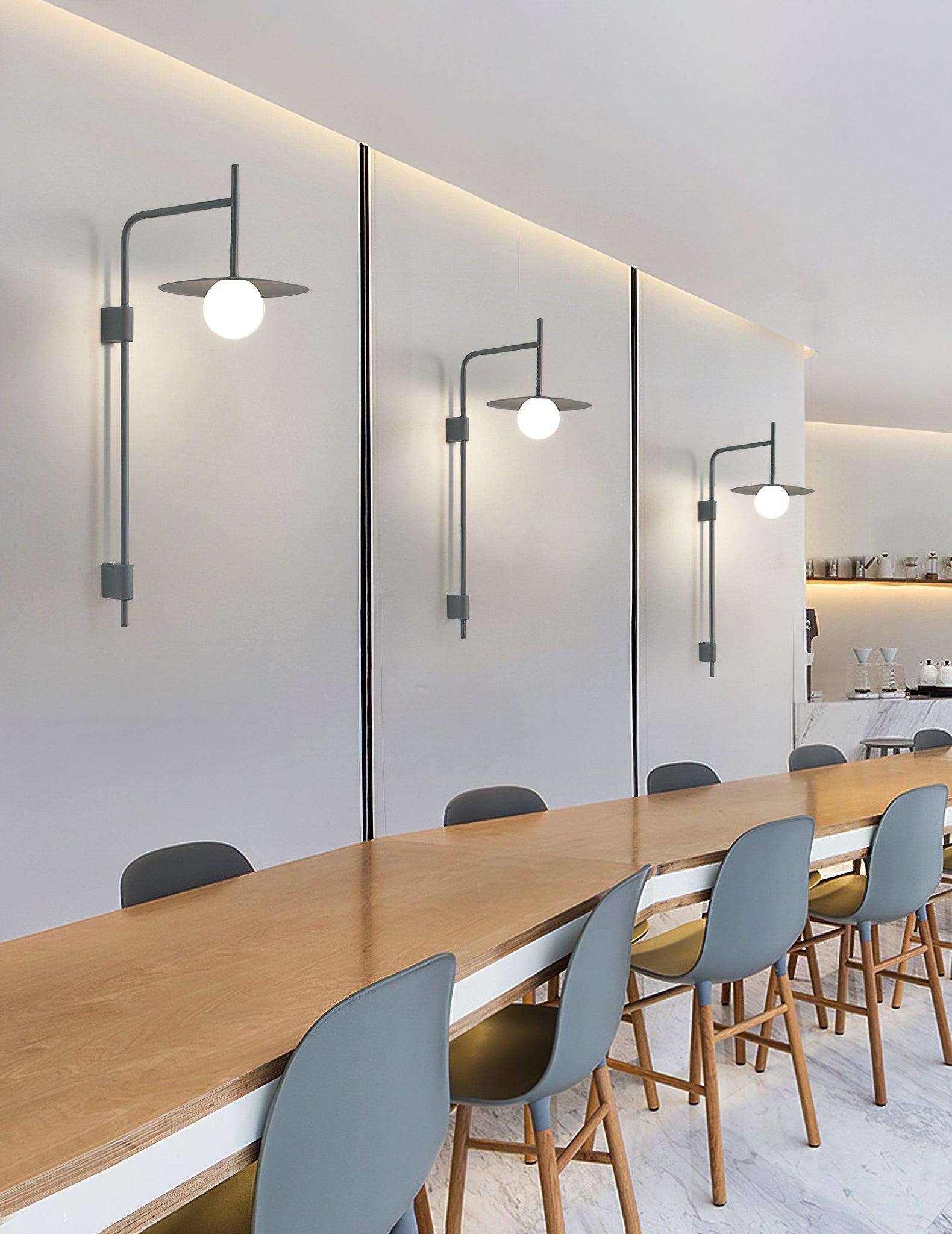 Gea Metal Swing Arm Wall Lamp - Scandinavian Minimalist Nordic Sconce