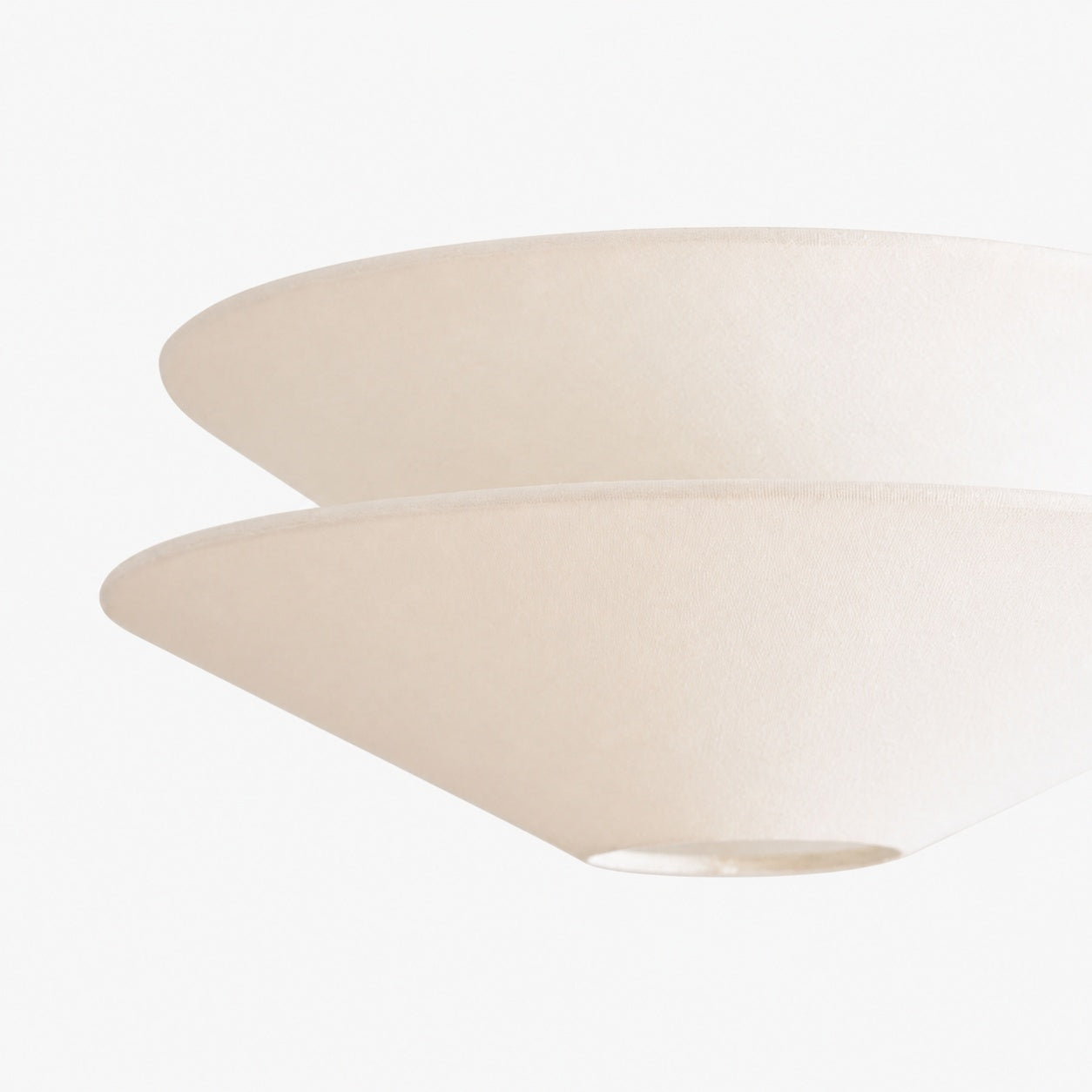 Solivara Flushmount Recessed Milky White Glass Simple Ceiling Lamp