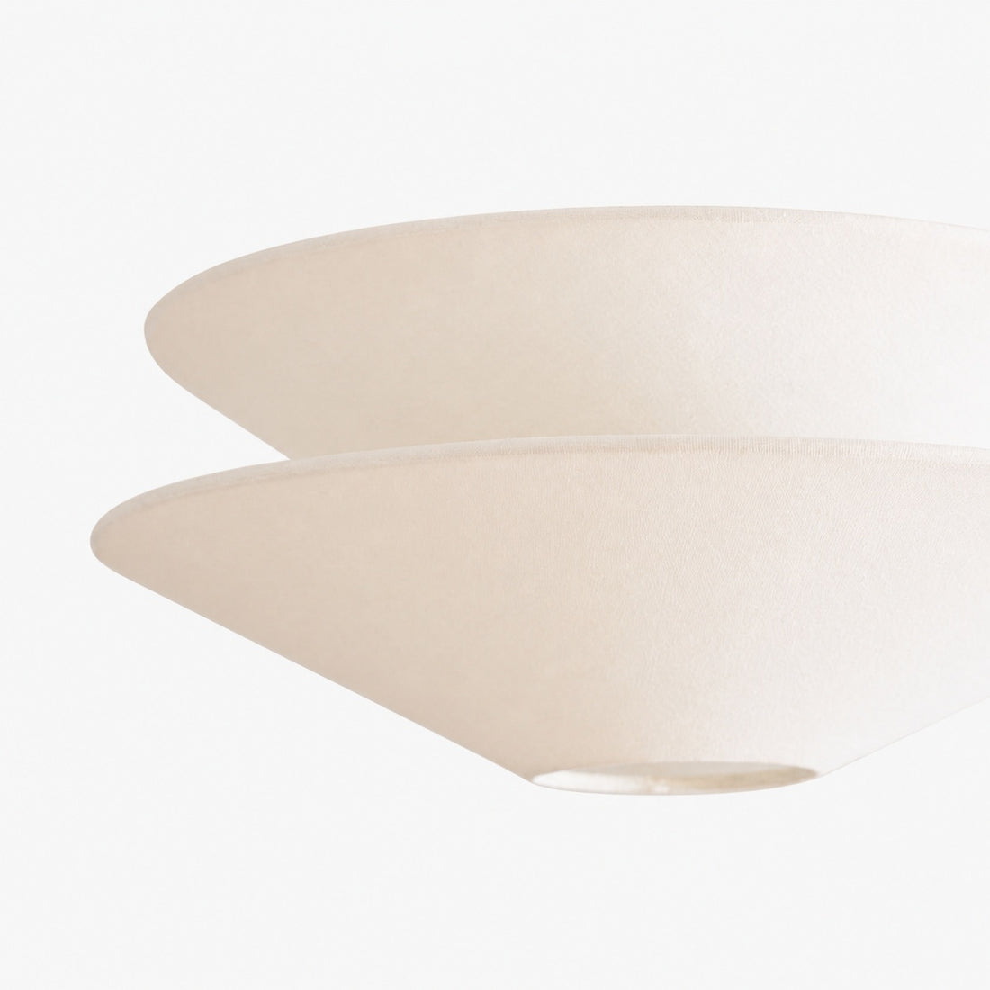 Solivara Flushmount Recessed Milky White Glass Simple Ceiling Lamp