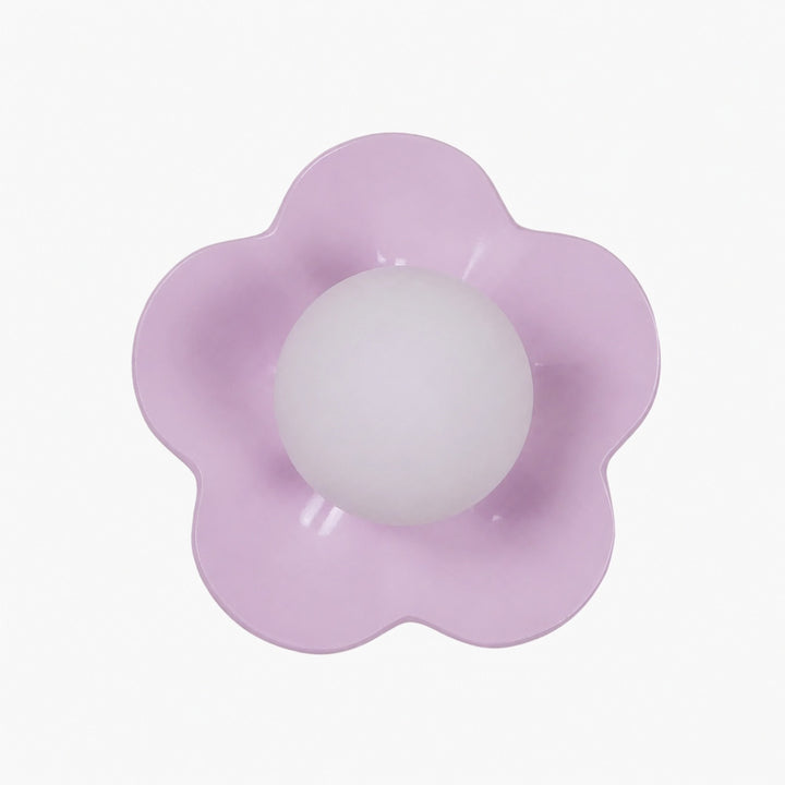 Florixa Blooming Flower Wall Sconce - Plug-in and Hardwired Lamp for Bedroom Decor