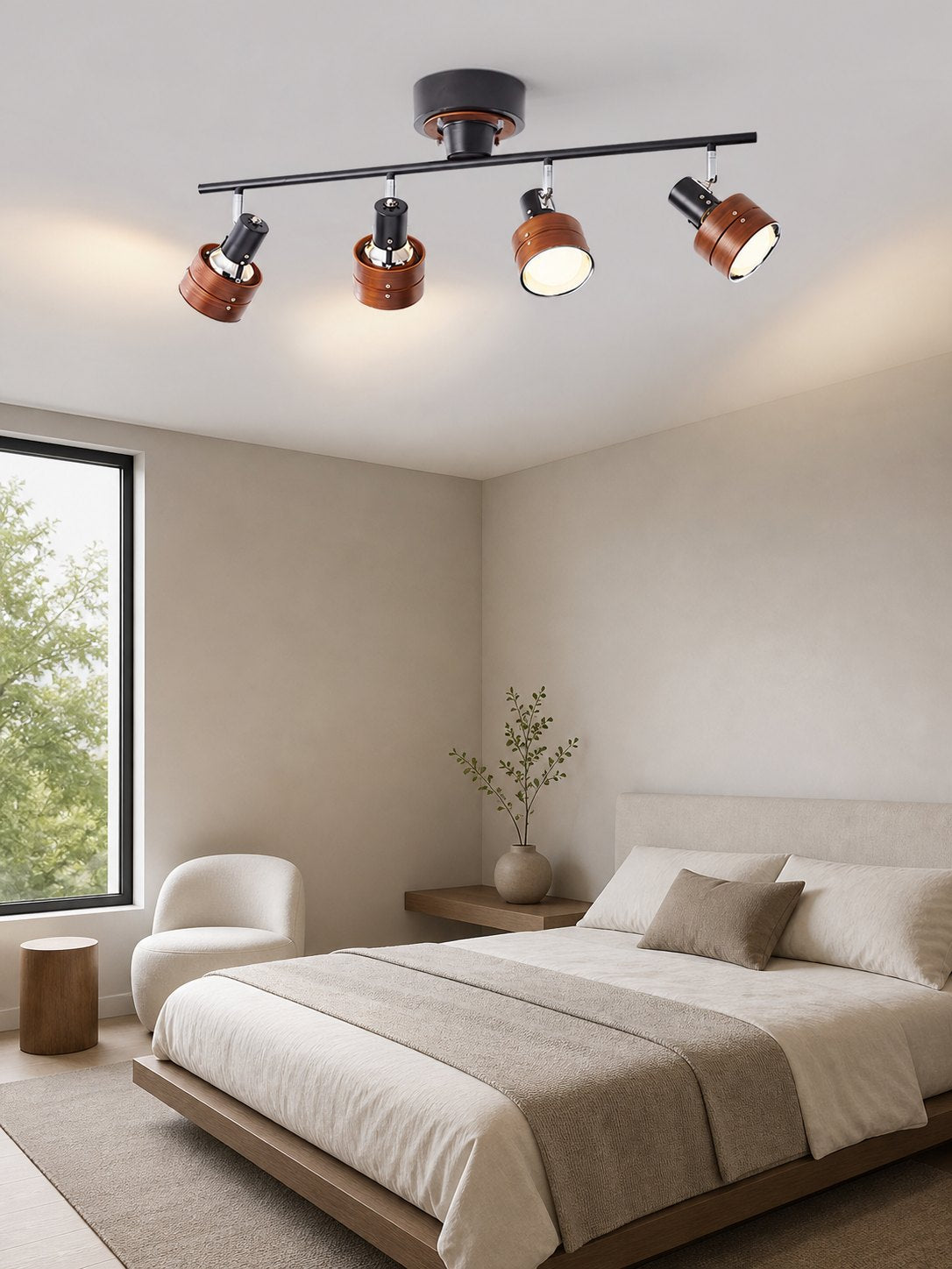 Nordic Cylindrical 4-Light Spotlight