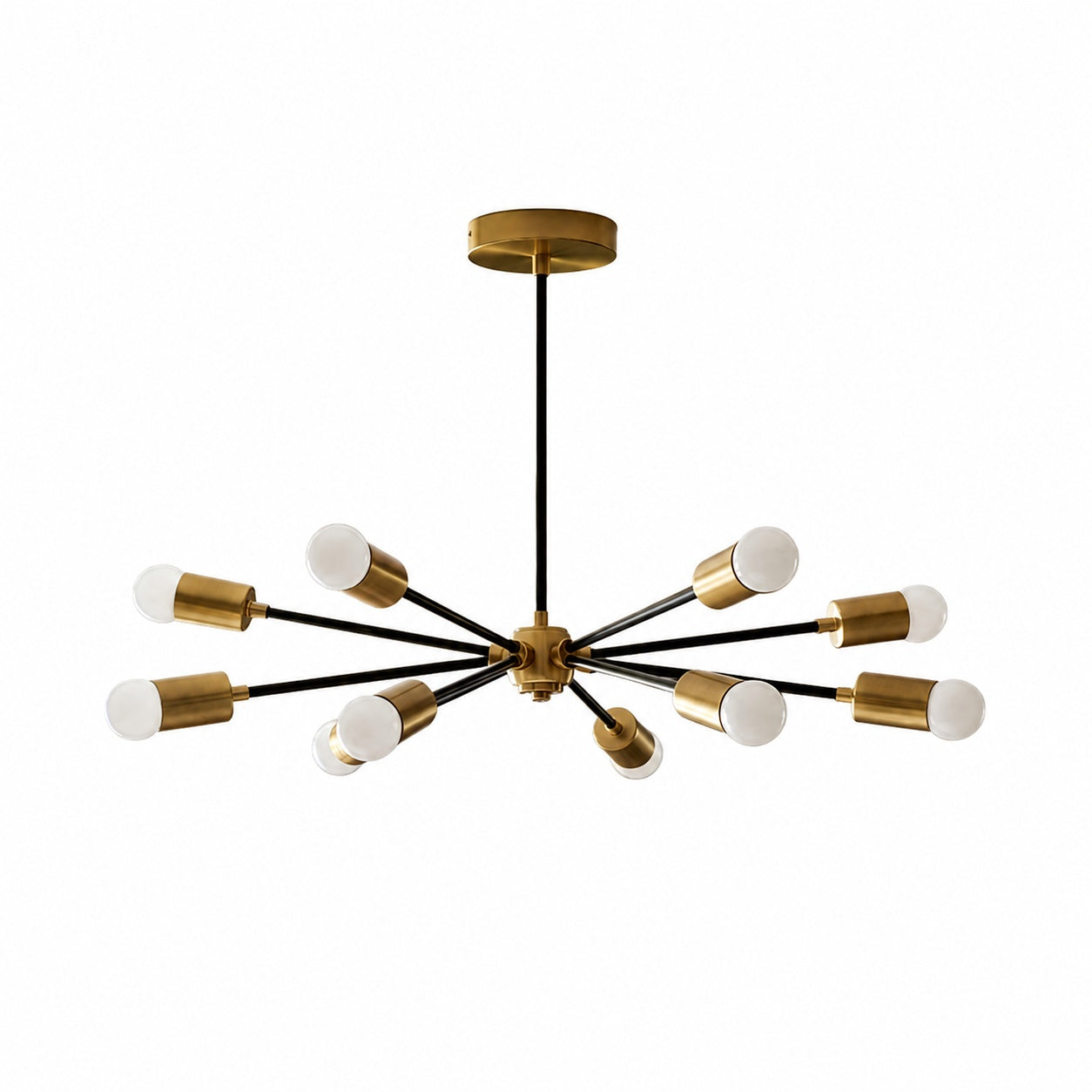 Mobilux Line Modern Chandelier - Mid Century Ceiling Light Fixture
