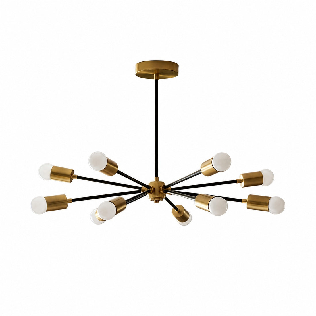 Mobilux Line Modern Chandelier - Mid Century Ceiling Light Fixture