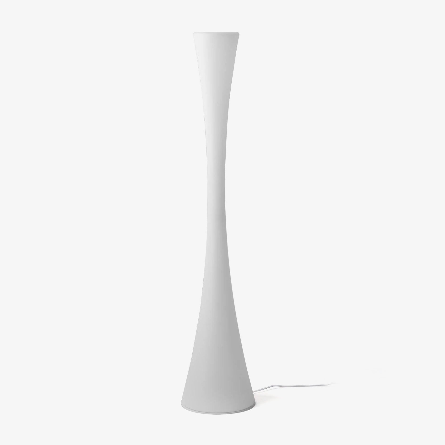 Romantic Simple White Column Floor Lamp