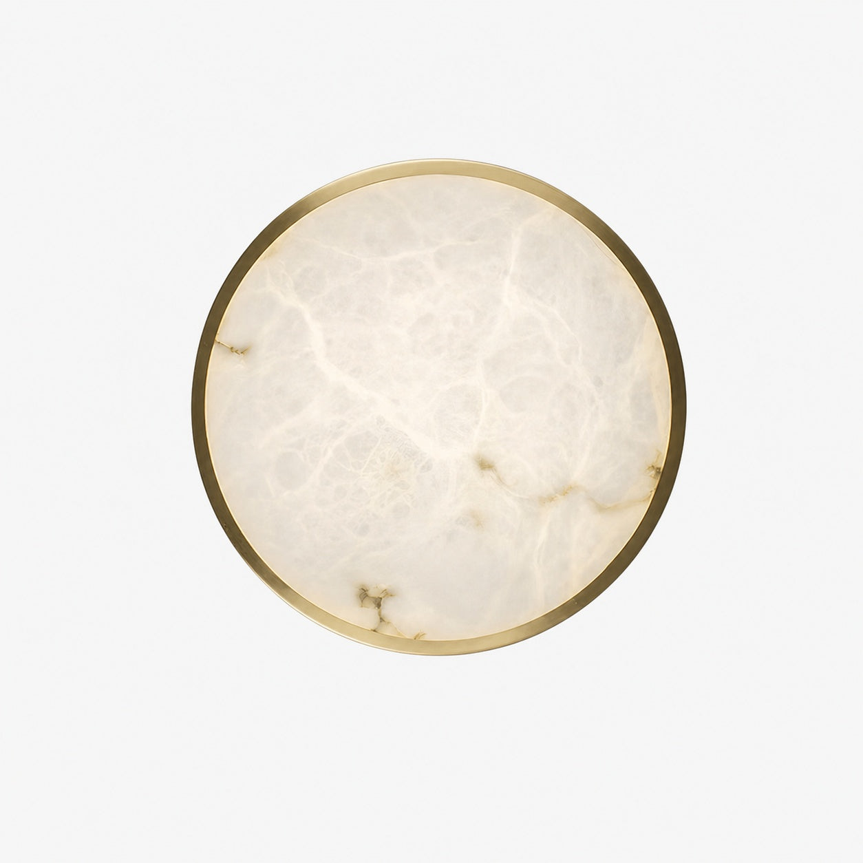 Geometric Alabaster Recessed Ceiling Light