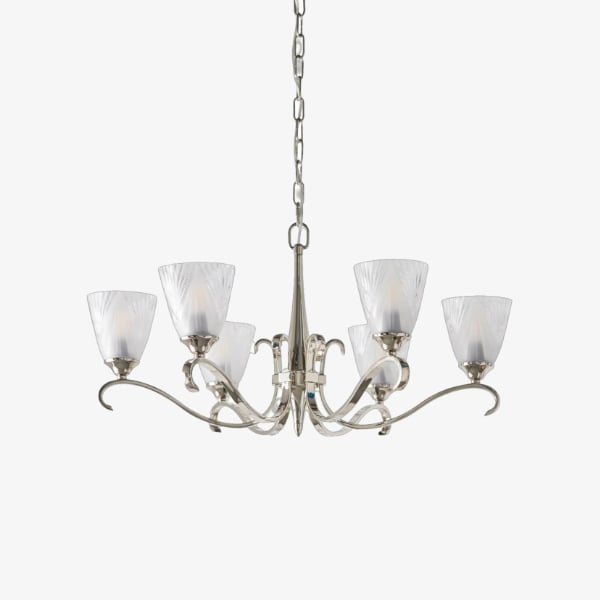 Lunetal Multi-Light Chandelier Crystal Accents Brass Finish - Modern Luxury for Dining Room and Living Room