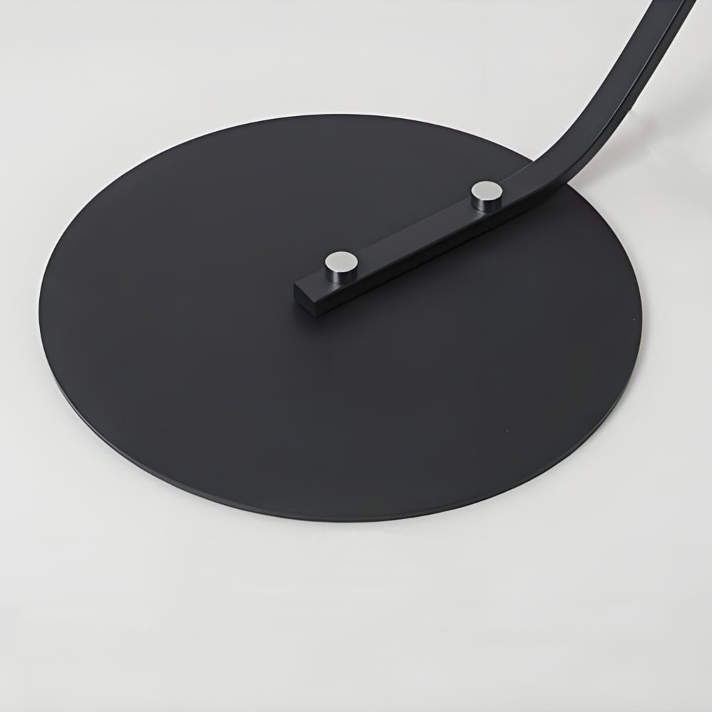 Lirra Minimal Curved Floor Lamp – Elegant Metal Accent for Living Spaces